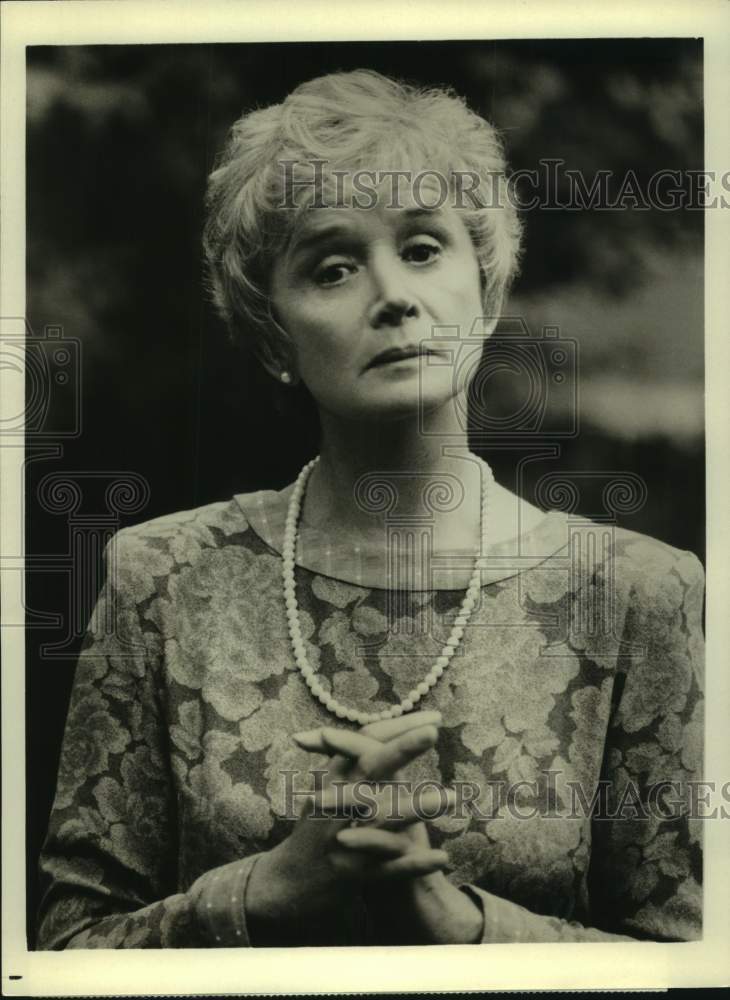 1986 Press Photo Actress Barbara Barrie in "Vital Signs" on CBS Television- Historic Images