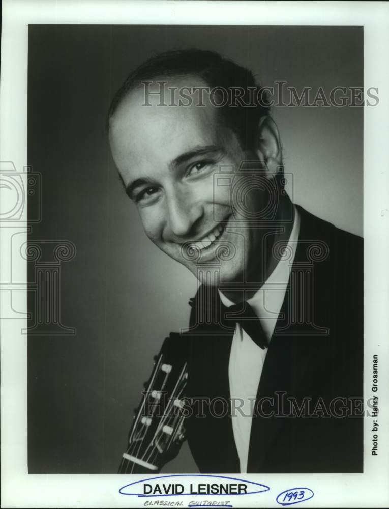 1993 Press PhotoDavid Leisner, Classical Guitarist - sap23647- Historic Images