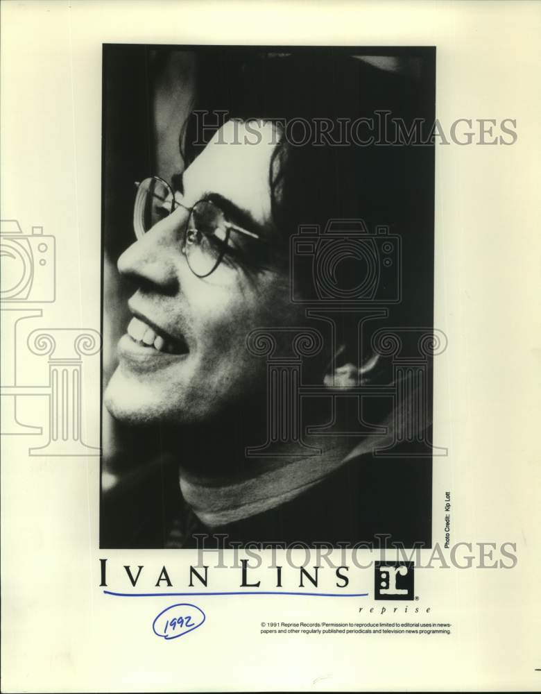 1991 Press Photo Musician Ivan Lins - sap23709- Historic Images