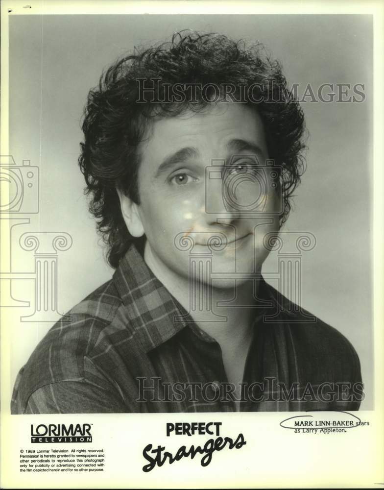 1989 Press Photo Actor Mark Linn-Baker stars in "Perfect Strangers" movie- Historic Images