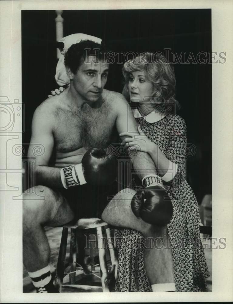 1979 Press Photo Actors Belinda Montgomery and Tony Lo Bianco in "Marciano"- Historic Images