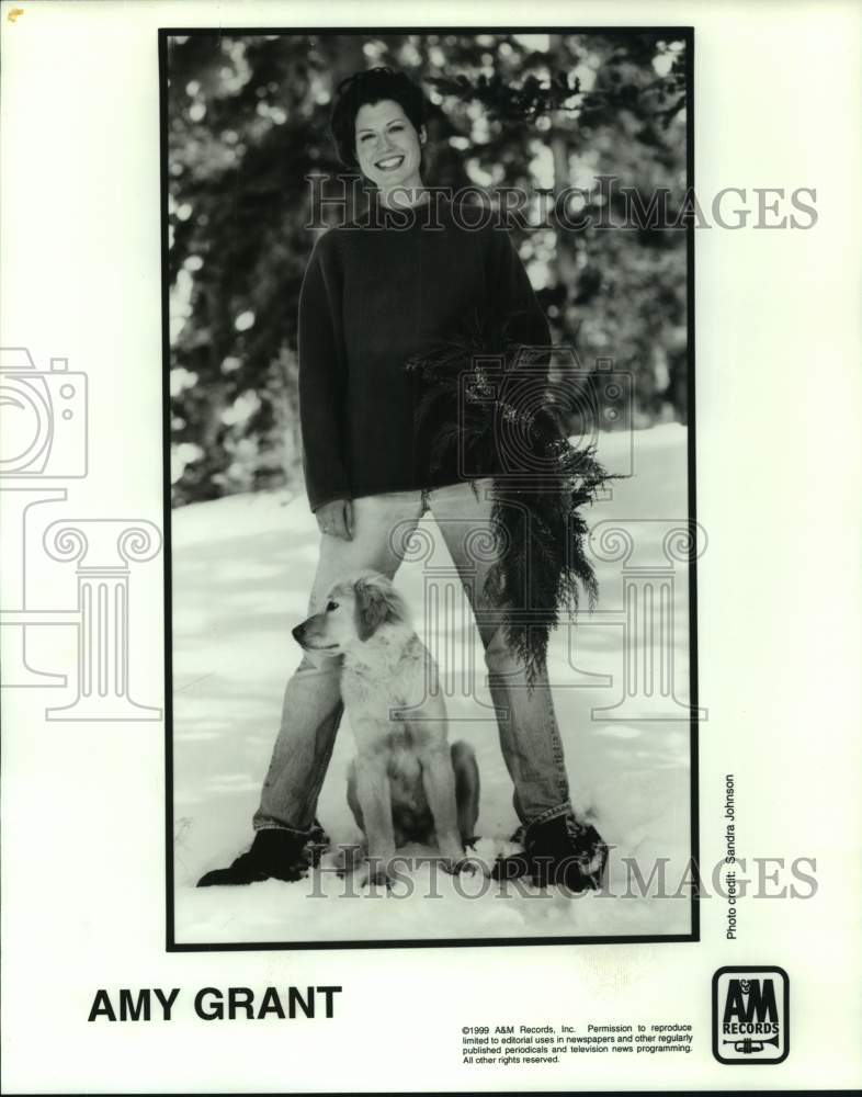 1999 Press Photo Musician Amy Grant - sap23814- Historic Images