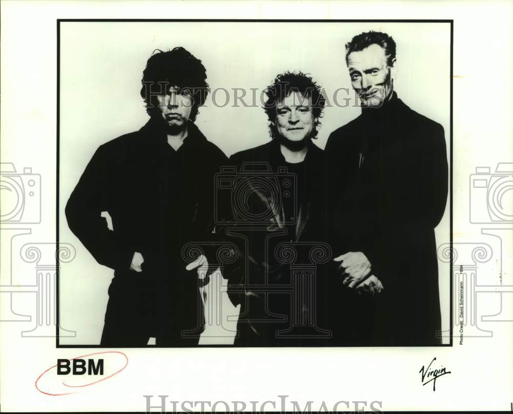 1994 Press Photo Members of BBM, Bruce-Baker-Moore, power pop trio. - sap24187- Historic Images