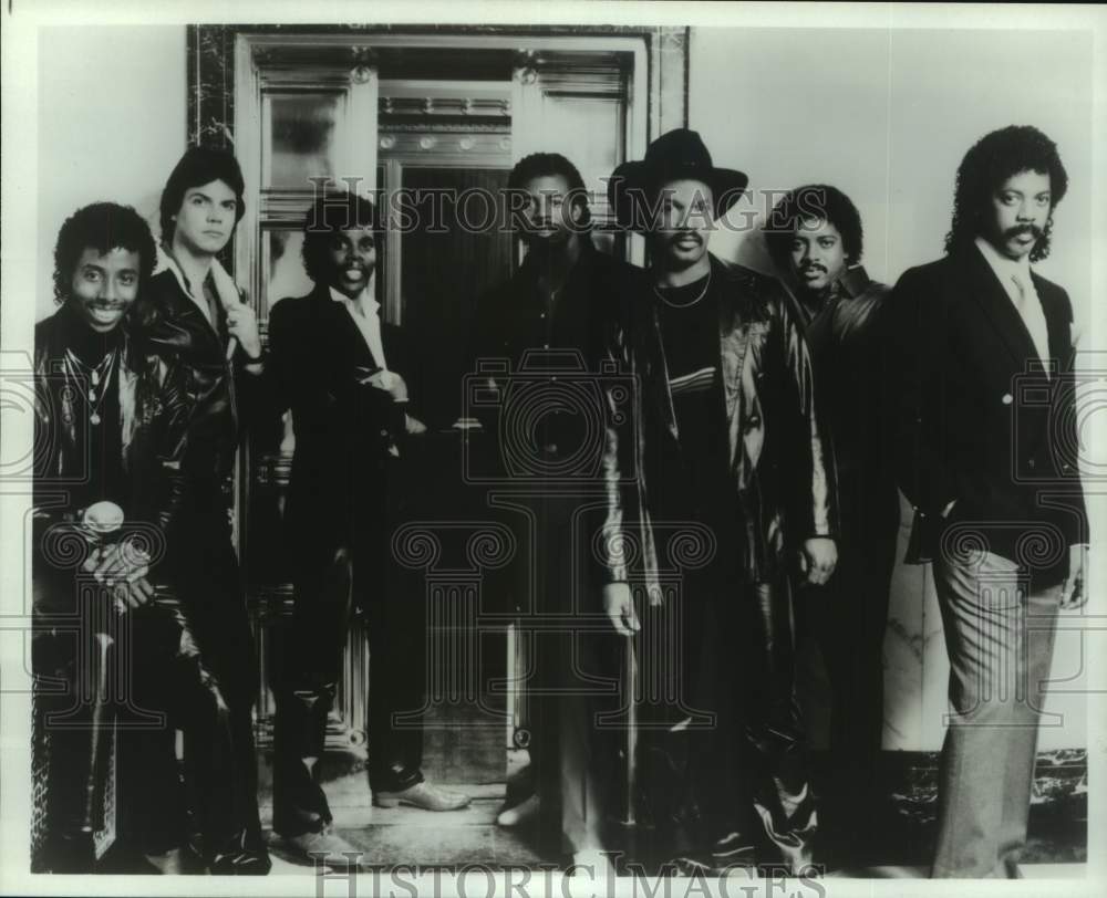 Press Photo The Dazz Band, R&B group, as guests on Solid Gold. - sap24279- Historic Images