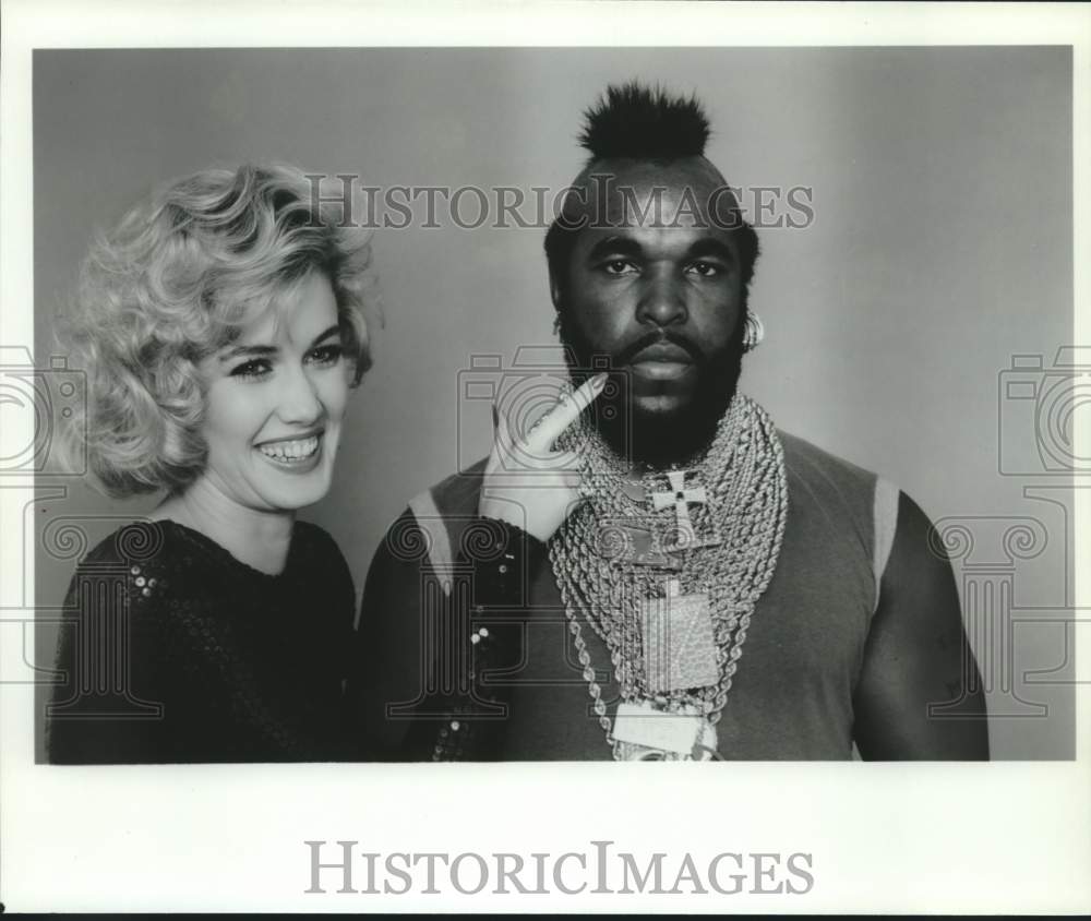 Press Photo Mr. T, American actor and retired professional wrestler. - sap27398- Historic Images
