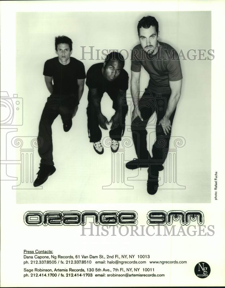 Press Photo Musical Artists Orange 9MM - sap32224- Historic Images