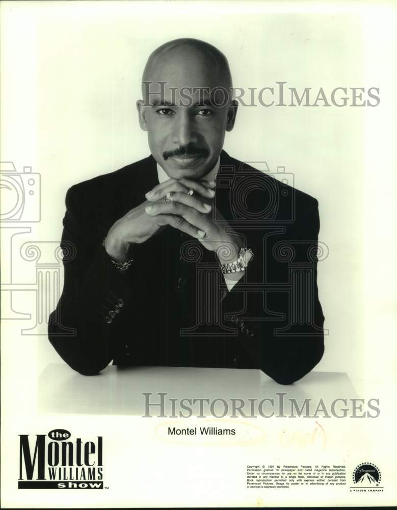 1997 Press Photo Host Montel Williams of The Motel Williams Show - sap41570