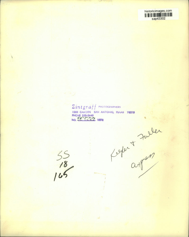 1972 Press Photo Actors Keefer and Fuller in Play - sap43302