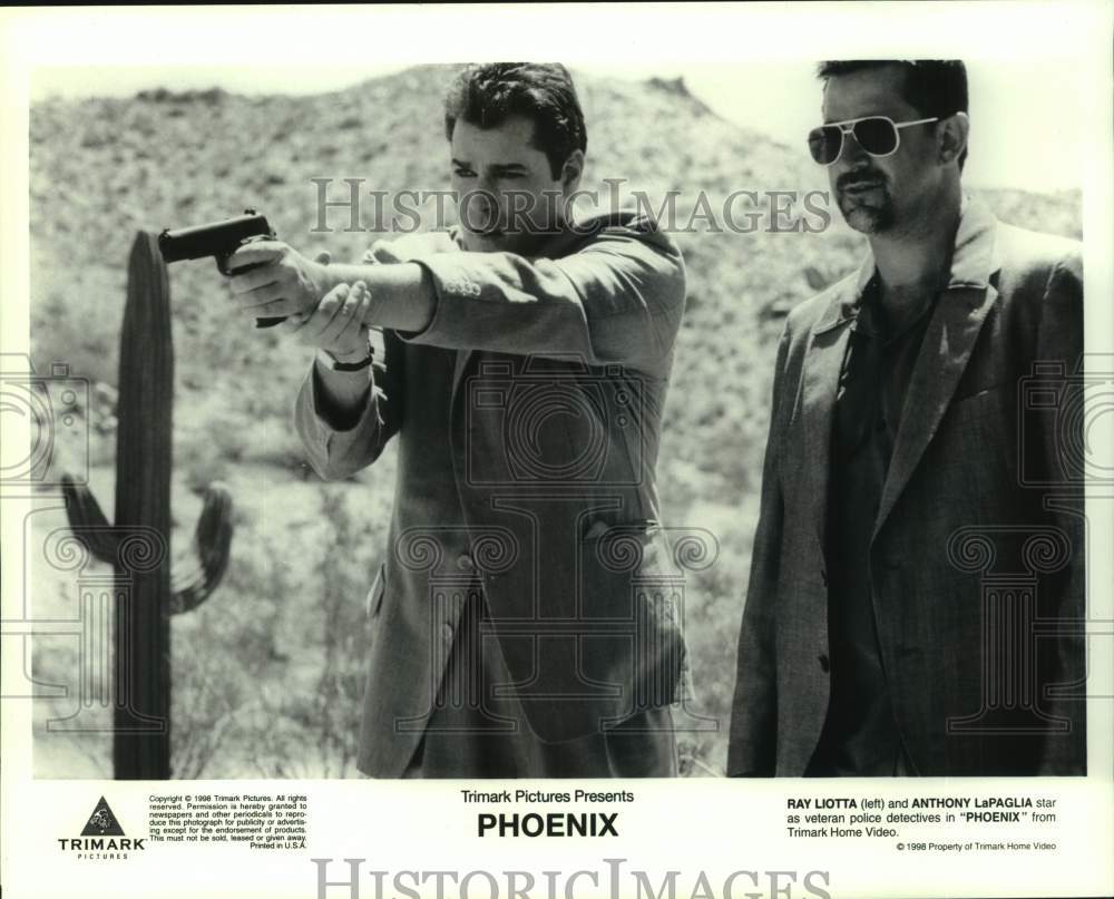 1998 Press Photo Ray Liotta and Anthony LaPaglia star in Phoenix. - sap47267- Historic Images