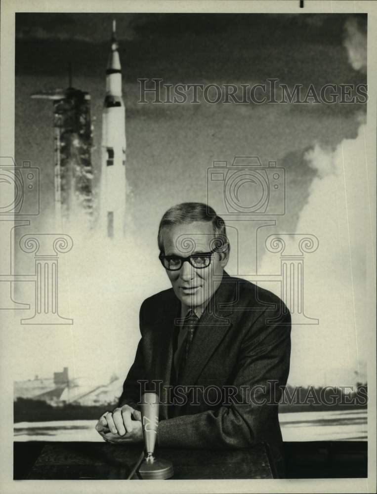 Press Photo NBC News Correspondent Frank McGee - sap59032