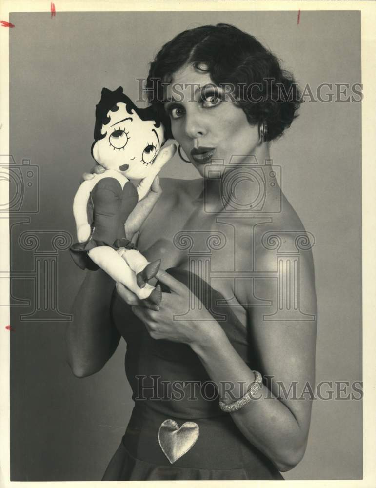 1985 Press Photo Desiree Goyette Starring in &quot;The Romance of Betty Boop&quot;- Historic Images