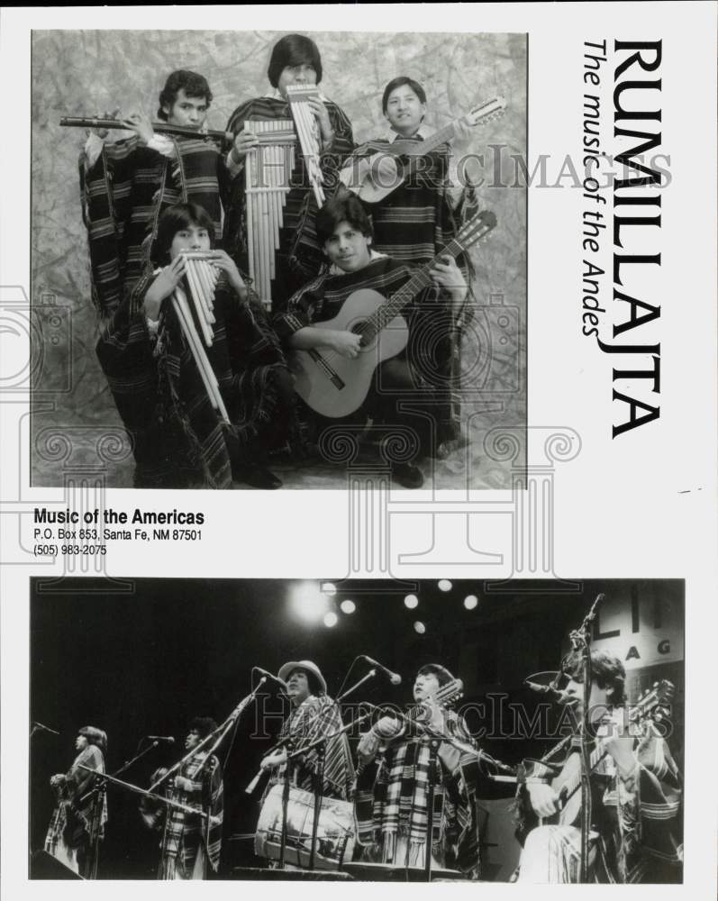 Press Photo Musicians Rumillajta, The Music of the Andes - sap66387- Historic Images