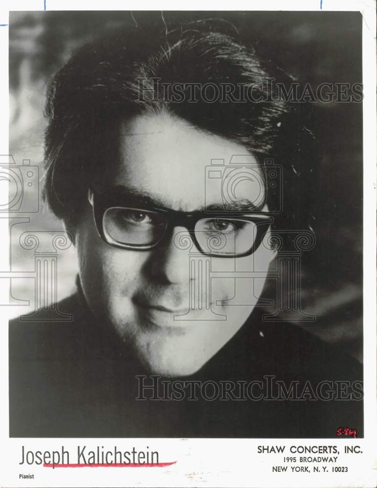 Press Photo Pianist Joseph Kalichstein - sap69482
