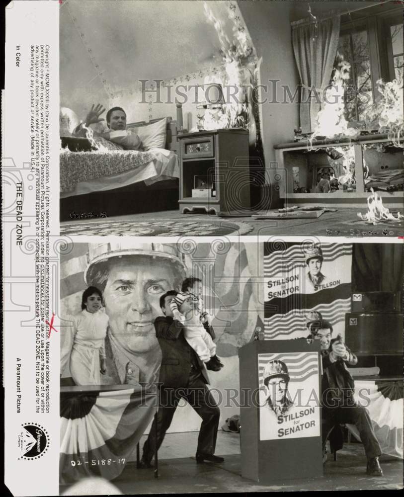 1983 Press Photo Scenes from "The Dead Zone" starring Christopher Walken- Historic Images