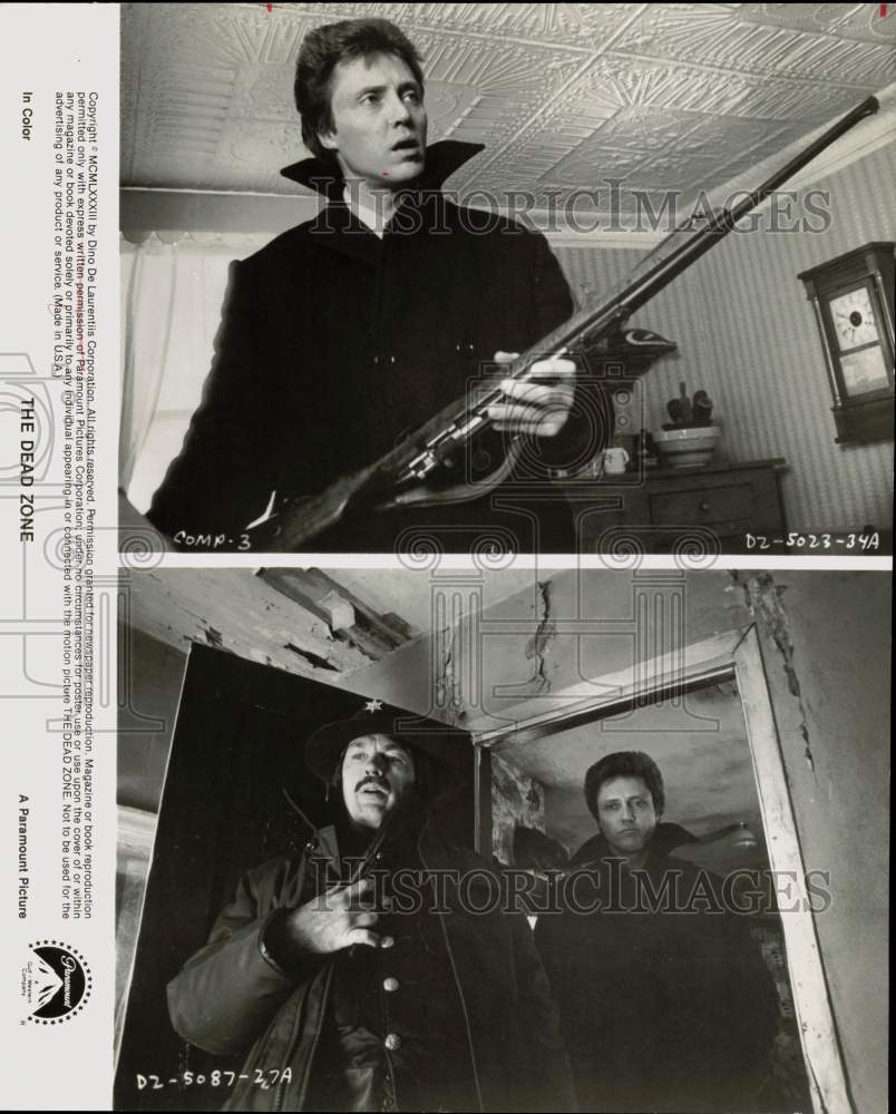 1983 Press Photo Christopher Walken and Tom Skerritt in "The Dead Zone"- Historic Images