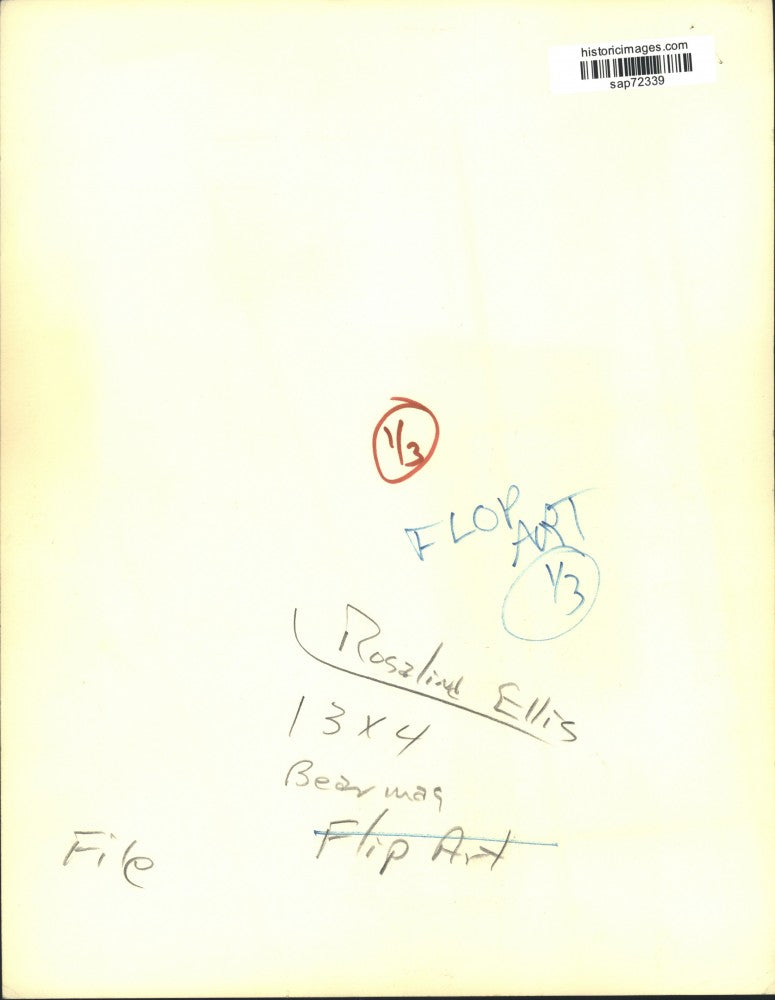 Press Photo Opera singer Rosalind Elias - sap72339