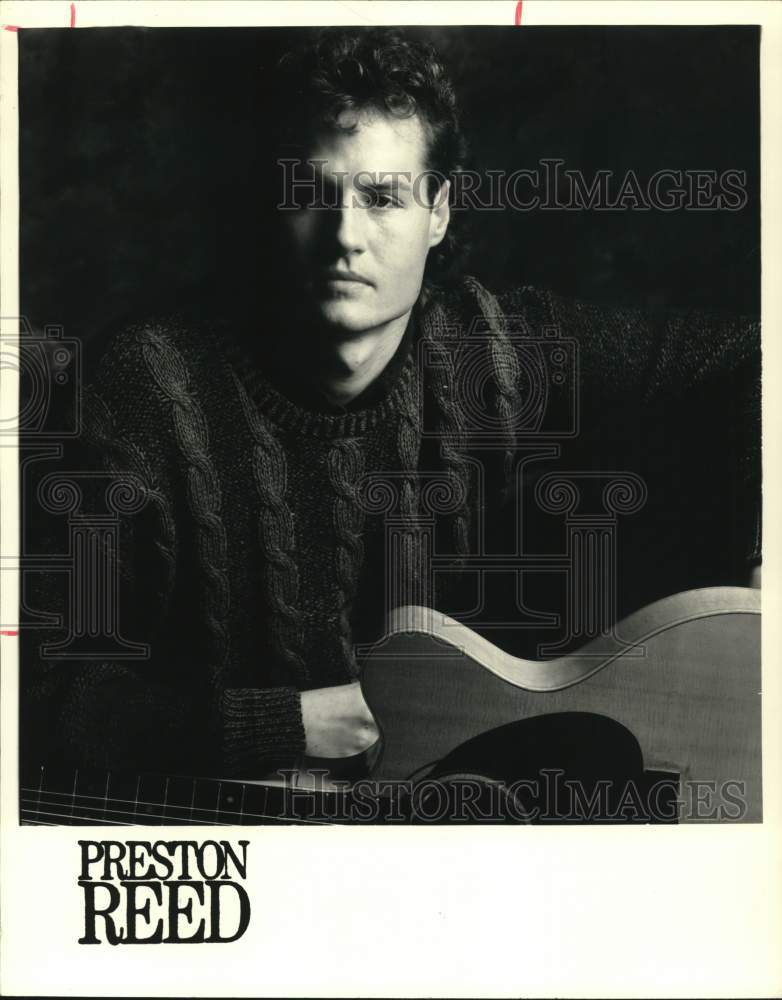 1989 Press Photo Guitarist Preston Reed - sap72512- Historic Images