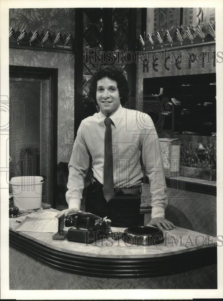1982 Press Photo Actor Steve Guttenberg on &quot;No Soap, Radio&quot; - sap73077