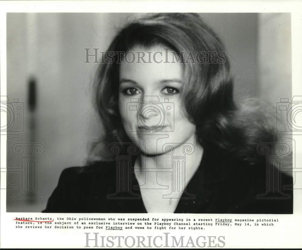 Press Photo Barbara Schantz in Playboy Channel Interview - sap73772- Historic Images