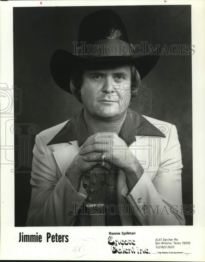 Press Photo Musician Jimmie Peters - sap74148- Historic Images