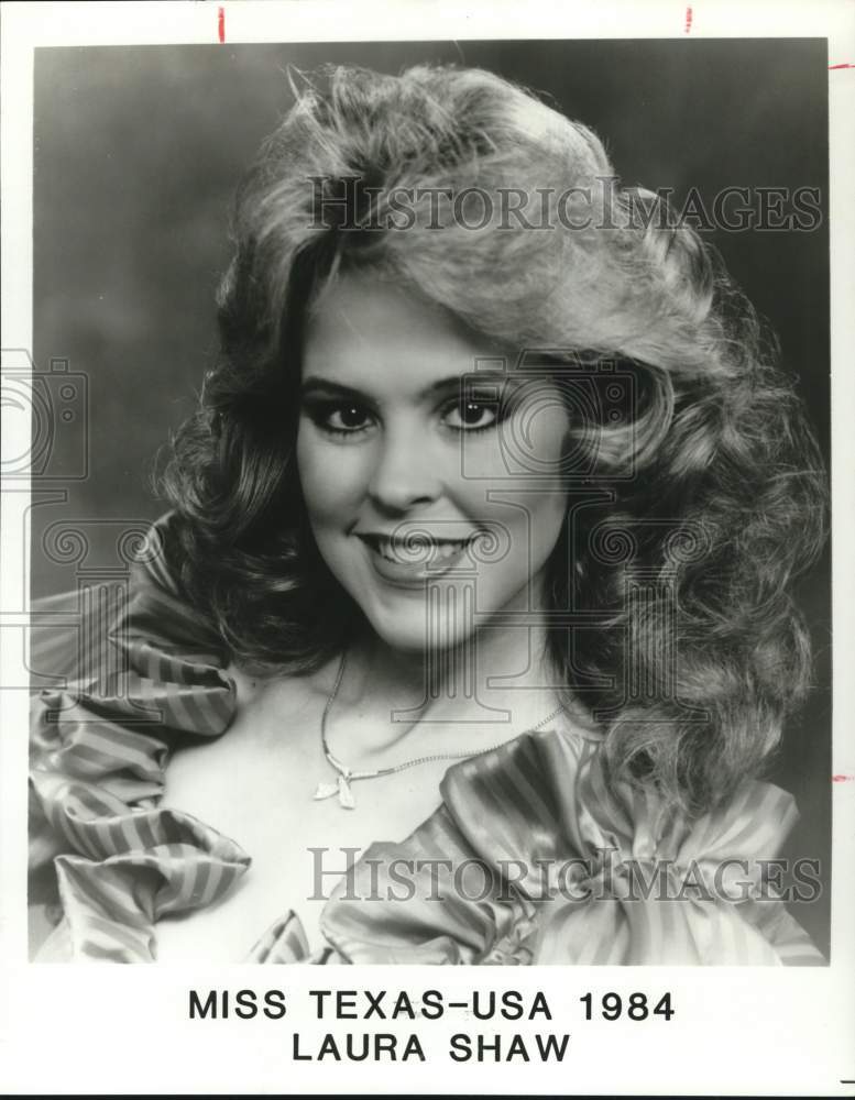 1984 Press Photo Laura Shaw, Miss Texas-USA - sap74177- Historic Images