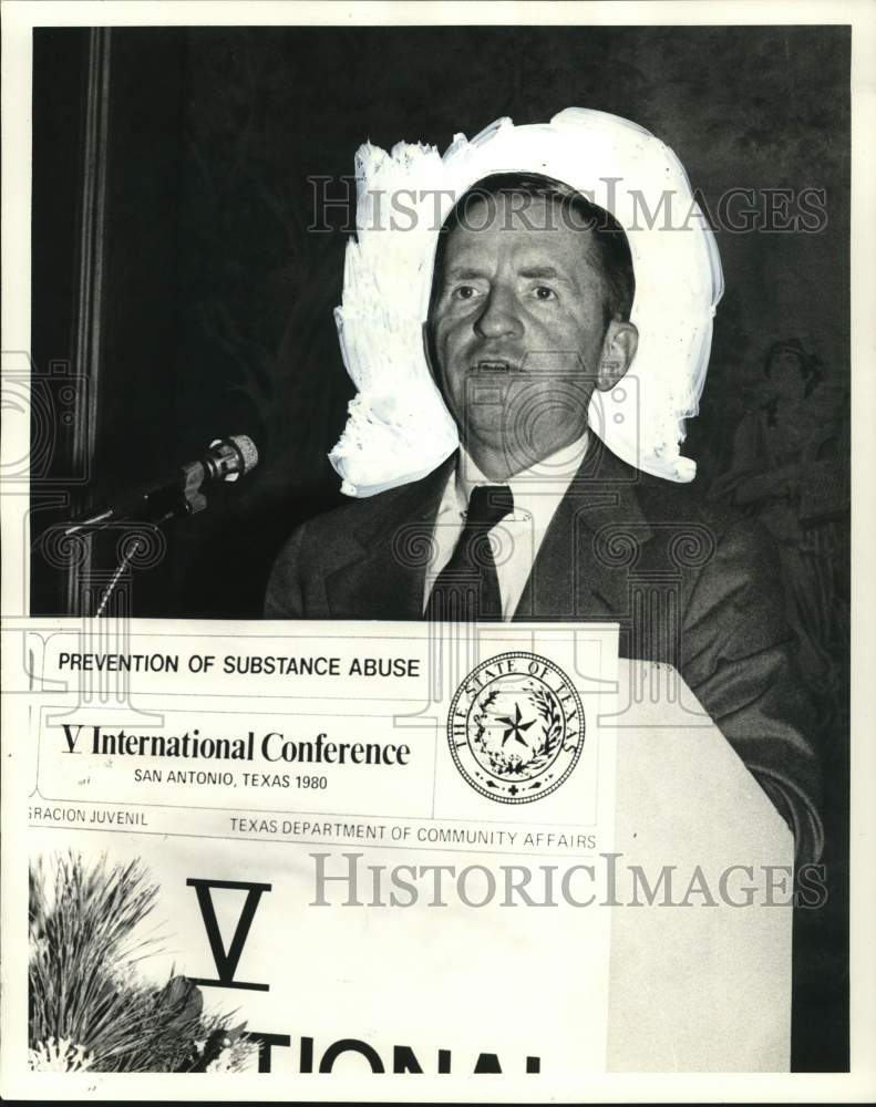 Press Photo H. Ross Perot, Chairman Texans&#39; War on Drugs Committee, Dallas Texas- Historic Images