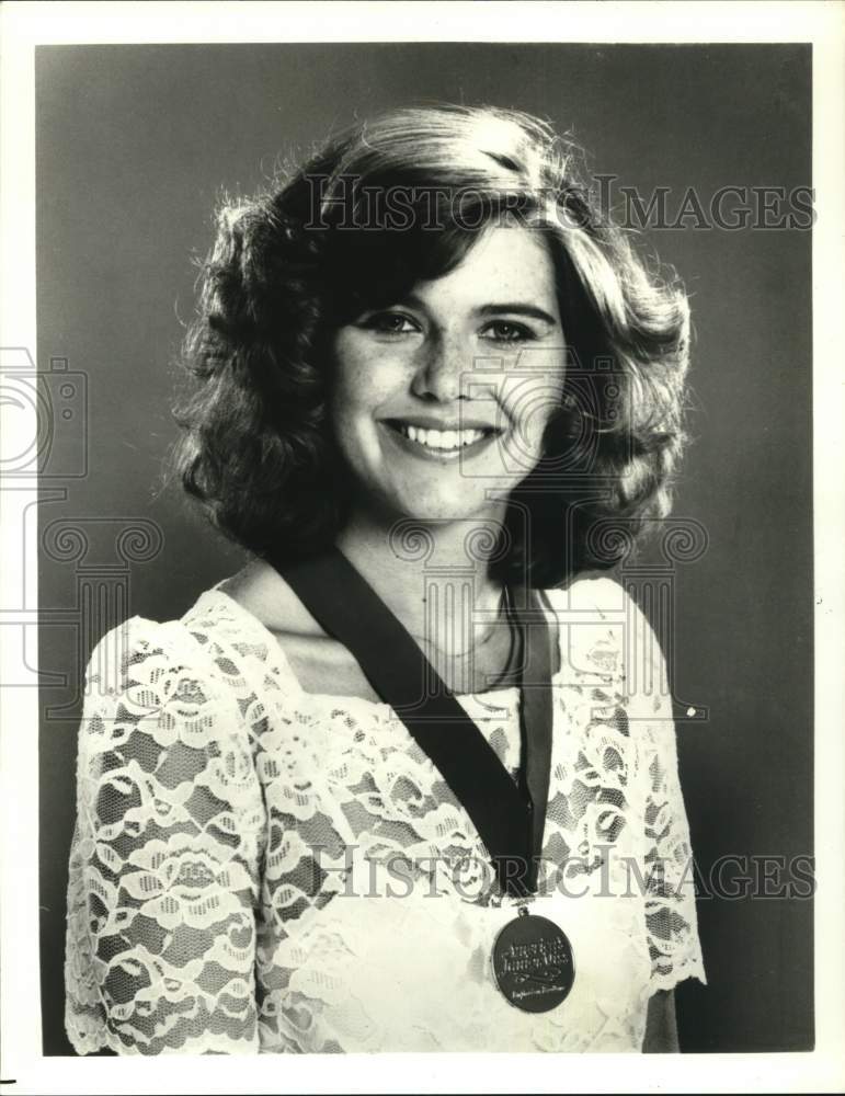 1985 Press Photo Amber Kvanli, America&#39;s Junior Miss - sap75050- Historic Images