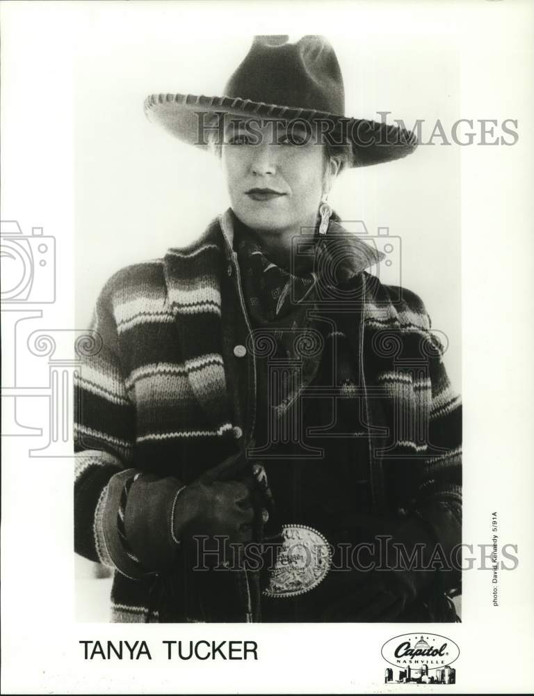 1991 Press Photo Singer Tanya Tucker - sap75692- Historic Images