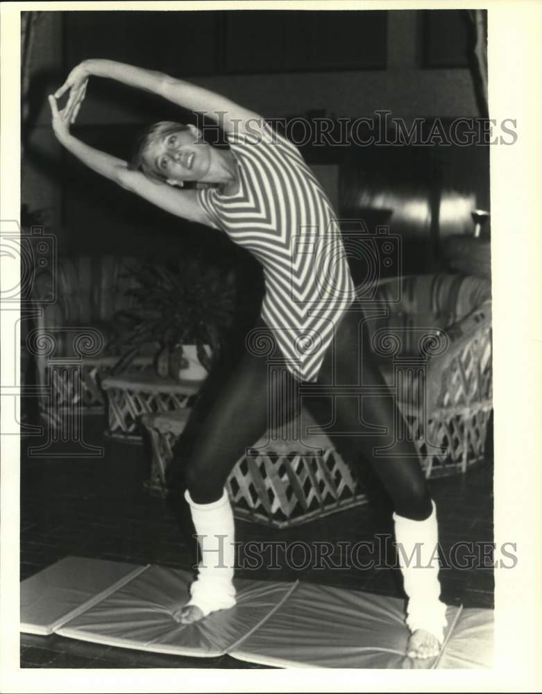 Press Photo Sue Vaughn, Exercise Instructor - sap75729- Historic Images