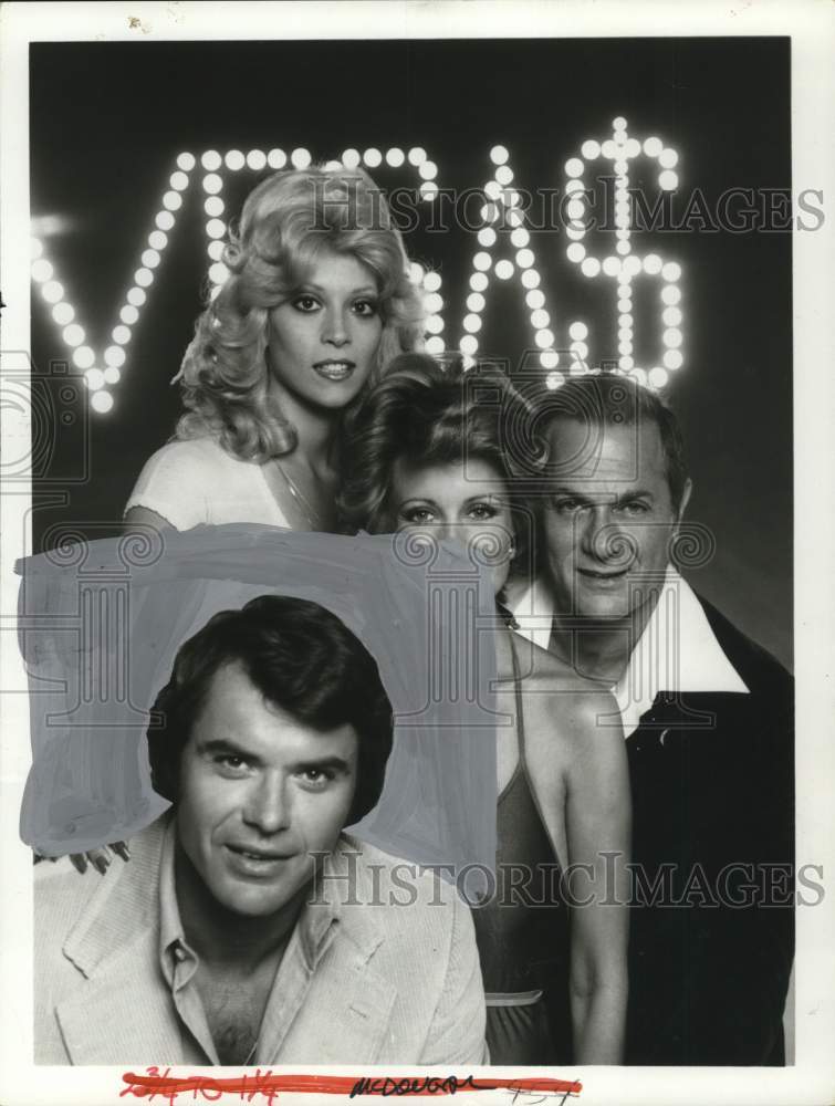 Press Photo Actor Robert Urich &amp; Co-Stars in &quot;Vega$&quot; TV Series - sap75987- Historic Images