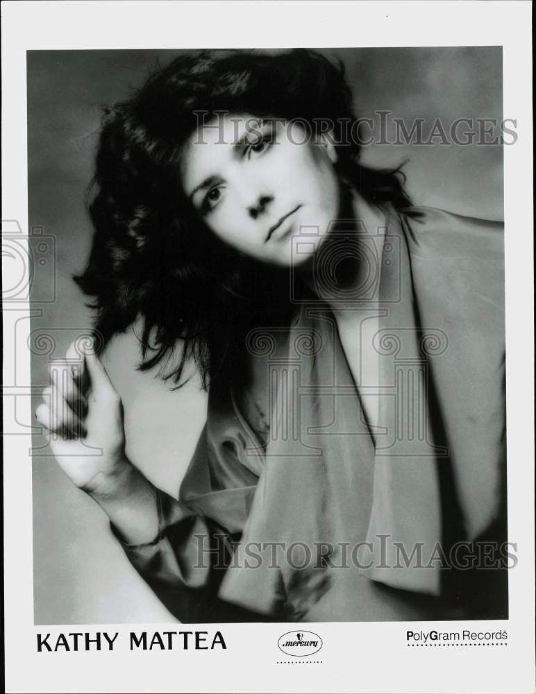1991 Press Photo Musician Kathy Mattea - sap76861- Historic Images