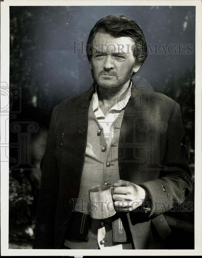 1980 Press Photo Actor Hal Holbrook in &quot;The Awakening Land&quot; TV Movie - sap77068- Historic Images