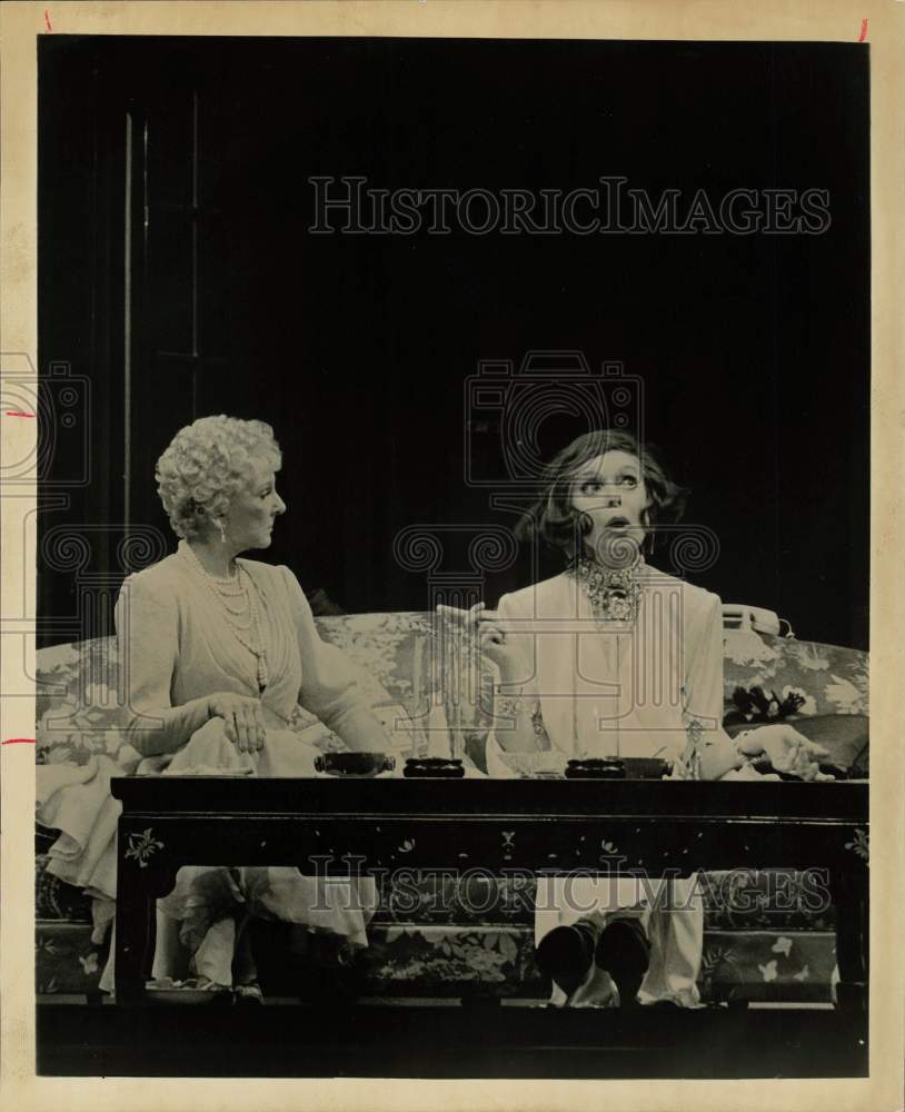 1986 Press Photo Actresses Mary Martin and Carol Channing - sap77583- Historic Images