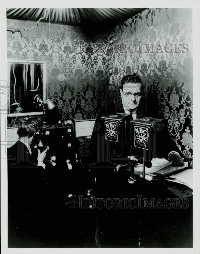 1931 Press Photo Milton J. Cross, Narrator for Metropolitan Opera in New York- Historic Images