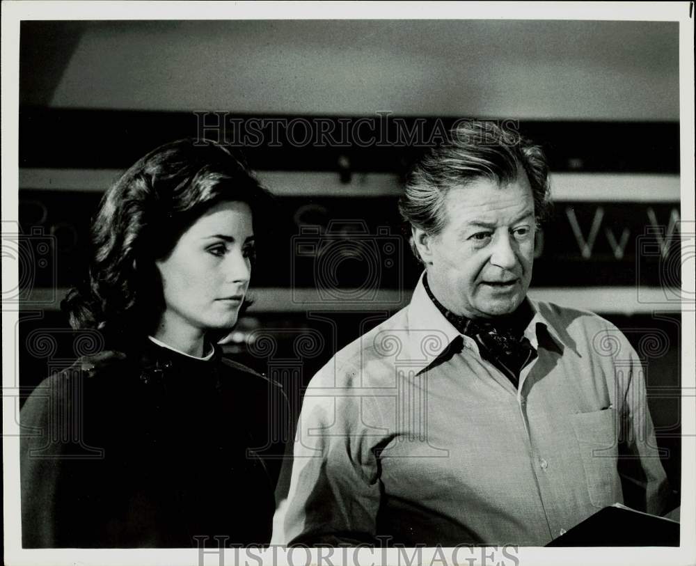 Press Photo James Clavell & Female Star - sap78202- Historic Images