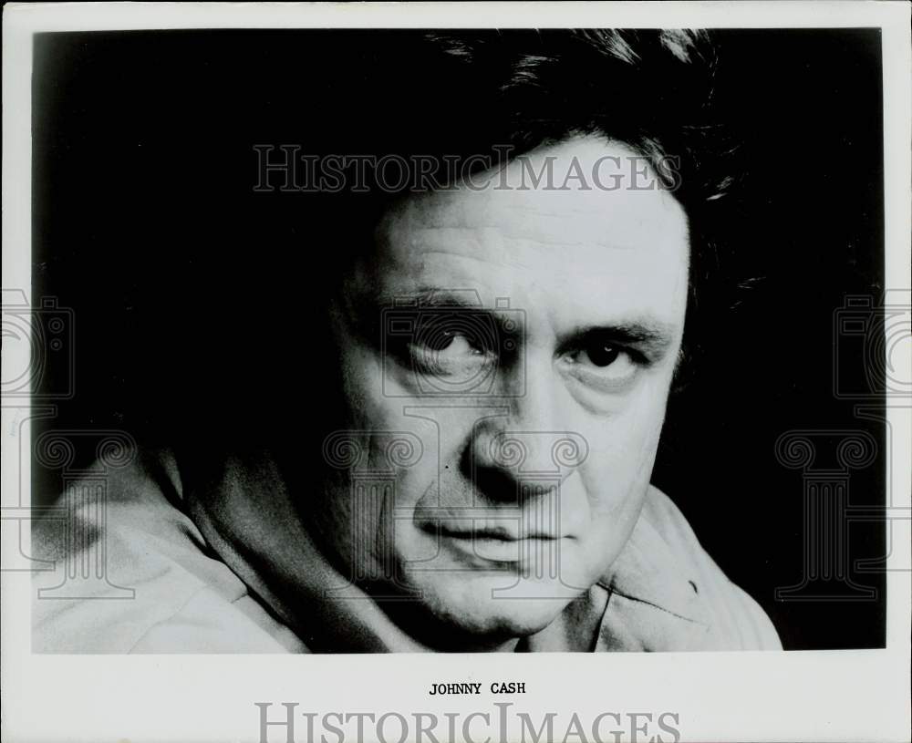 Press Photo Singer Johnny Cash - sap78495- Historic Images