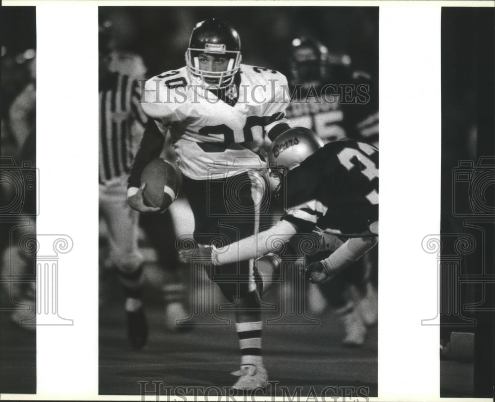 1989 Press Photo Harlandale and Edison square off in a high school football game- Historic Images