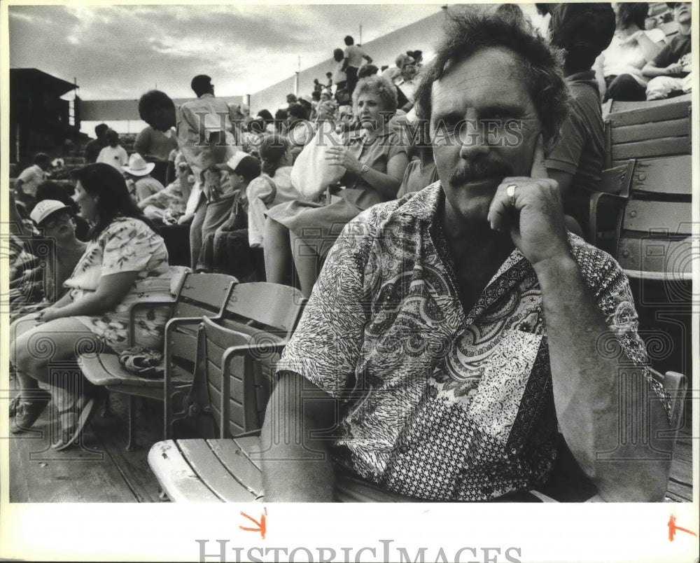 1986 Press Photo San Antonio Dodgers baseball team owner Ethan Blackaby- Historic Images