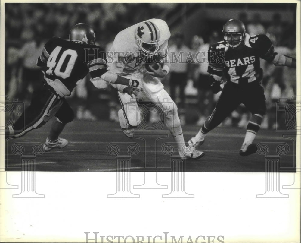 1986 Press Photo Madison and Edison high schools play a prep football game- Historic Images