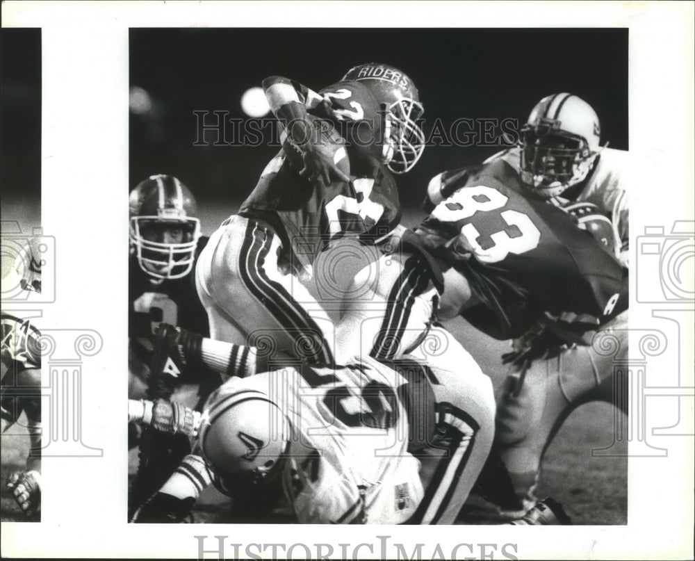 1991 Press Photo Roosevelt High School football player Robert Price - sas00551- Historic Images