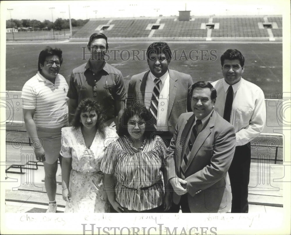 Press Photo The Edgewood High School athletic department staff - sas00619- Historic Images