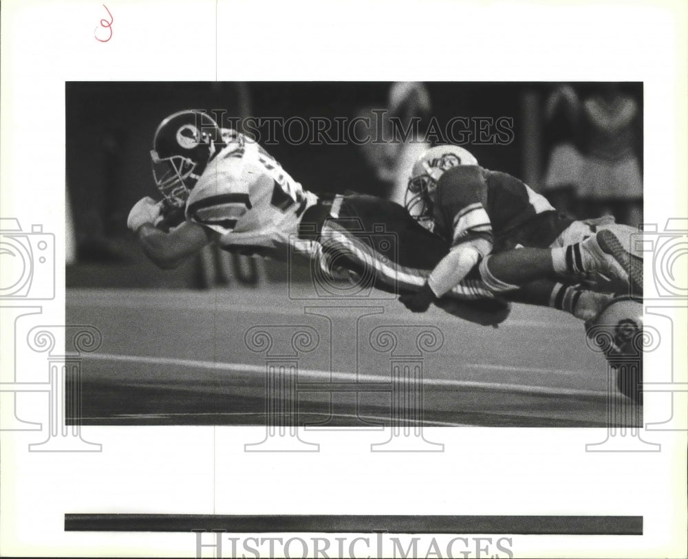 1988 Press Photo Harlandale and Lanier play a high school football game- Historic Images