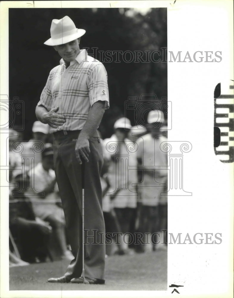 1988 Press Photo Golfer Bruce Crampton at the PGA Senior Vantage at Dominion- Historic Images