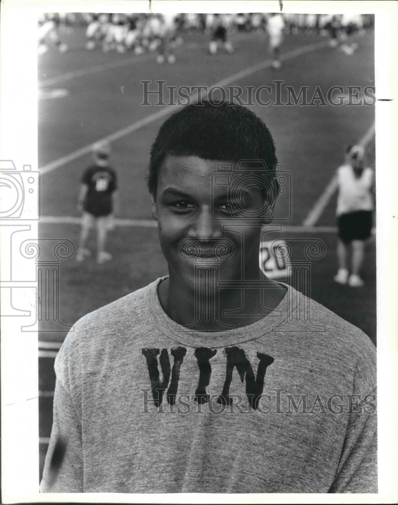 1988 Press Photo Seguin High School football player Trevor Broadnax - sas01445- Historic Images