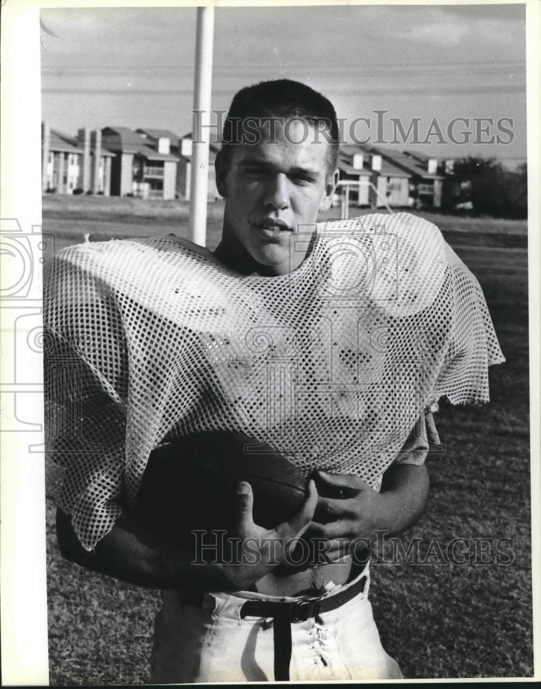 1988 Press Photo Clemens High School football running back Derrick Minor- Historic Images