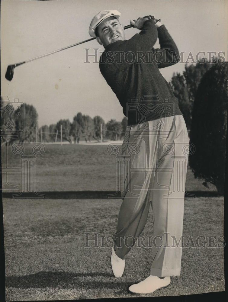 Press Photo Golfer Johnny Palmer - sas01539- Historic Images