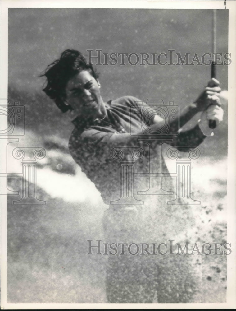 1989 Press Photo Golfer and Defending LGPA Dinah Shore champion Amy Alcott- Historic Images