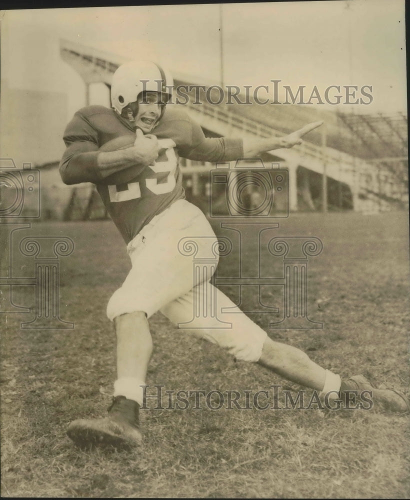 Press Photo Football player Cliff Lawson - sas01868- Historic Images