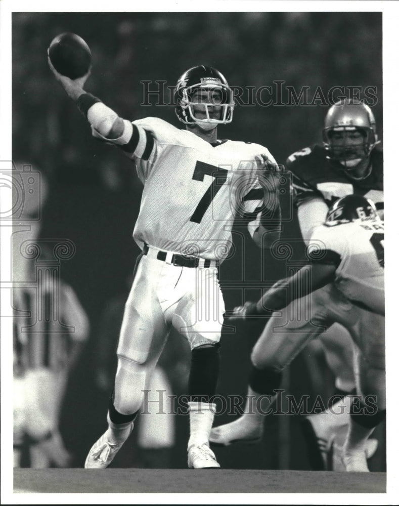 1988 Press Photo New York Jets quarterback Ken O&#39;Brien - sas01997- Historic Images