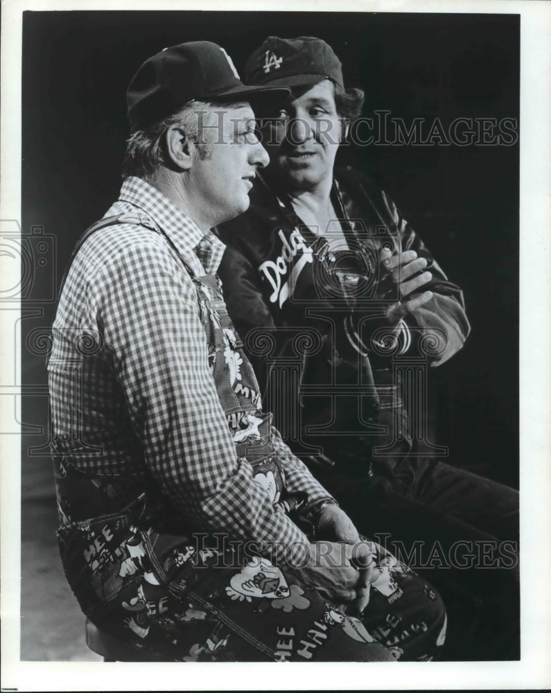 Press Photo Los Angeles Dodgers manager Tom Lasorda appearing on "Hee Haw"- Historic Images